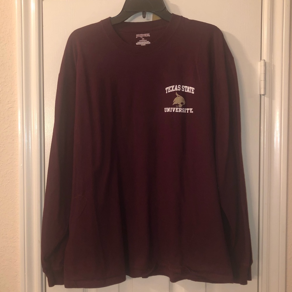 Texas State University Bobcats LS T-Shirt NWOT!